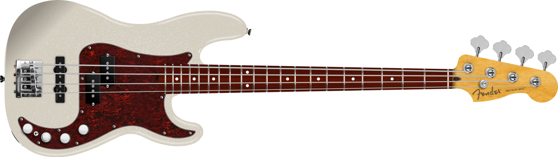 Fender Player II Modified Active Precision Bass®, Rosewood Fingerboard, Olympic Pearl