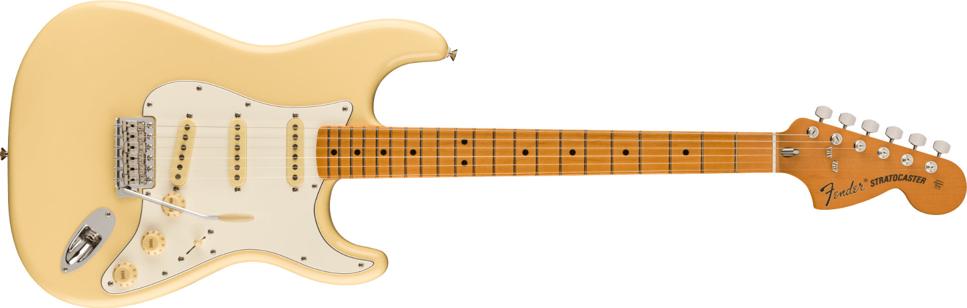 Fender Vintera II '70s Stratocaster®, Maple Fingerboard, Vintage White