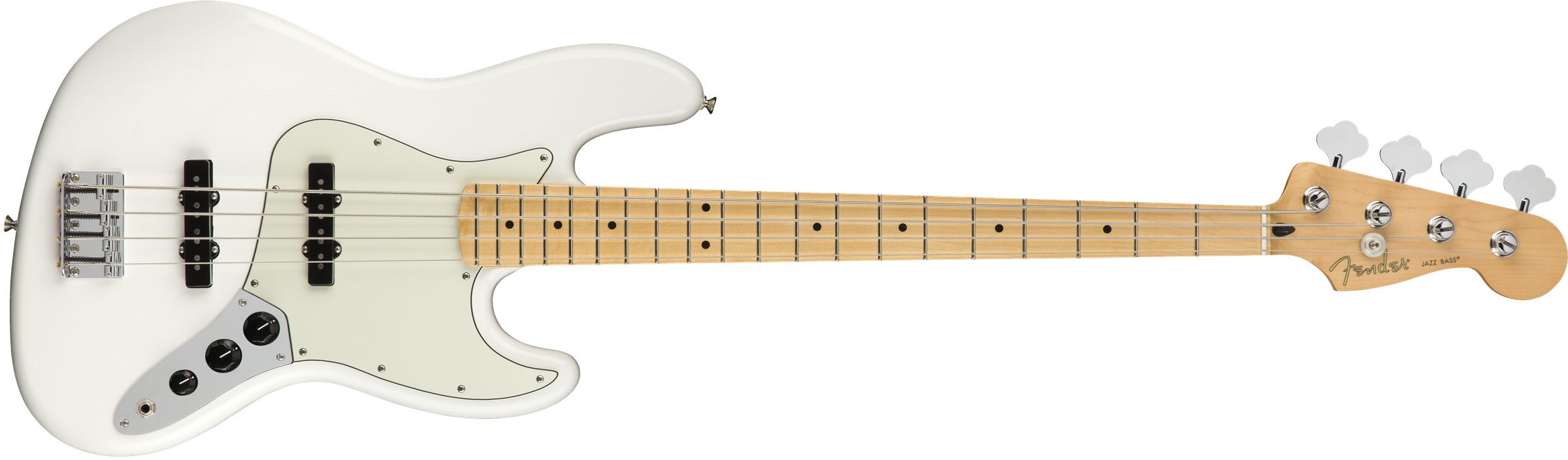 Fender Player Jazz Bass Basso Elettrico Polar White