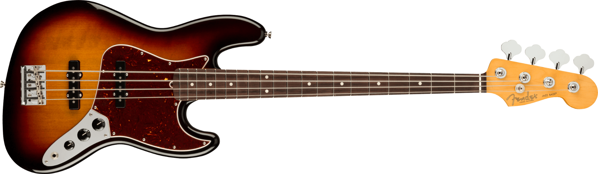 Fender American Professional II Jazz Bass, Rosewood Fingerboard, 3-Color Sunburst