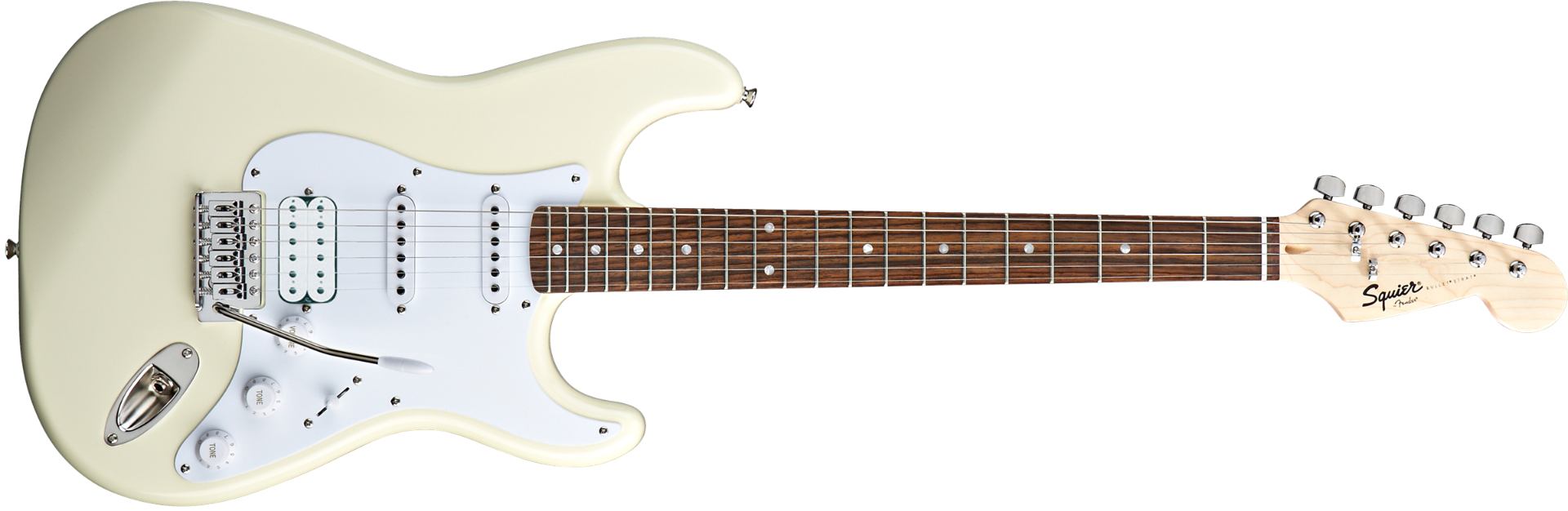 Fender Bullet Stratocaster HSS, Laurel Fingerboard, Arctic White