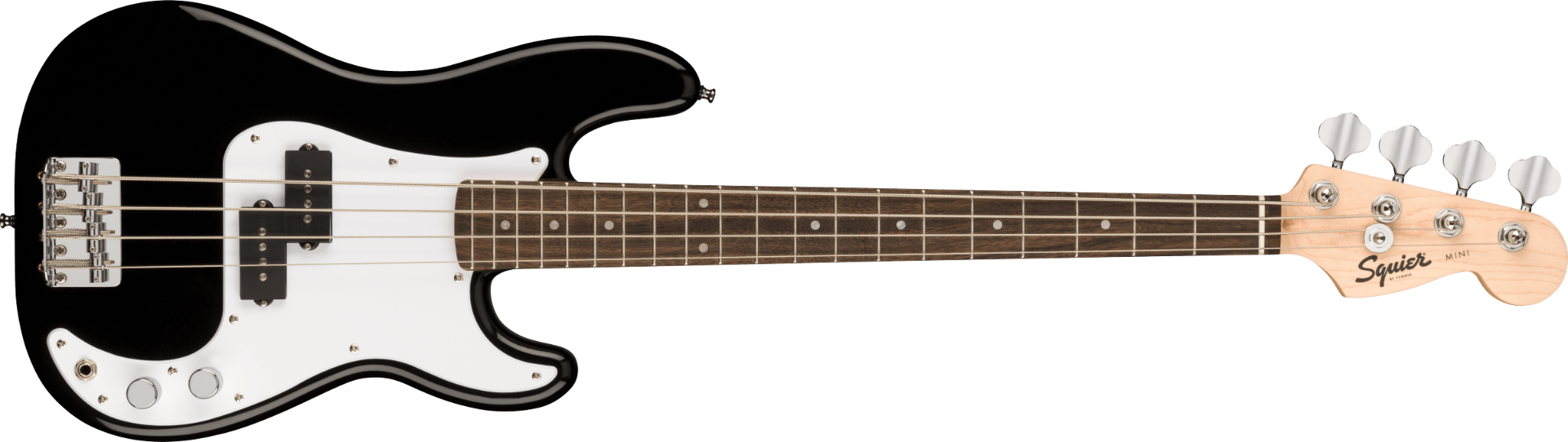 Fender Squier Mini P Bass Basso Elettrico a Scala Ridotta Black