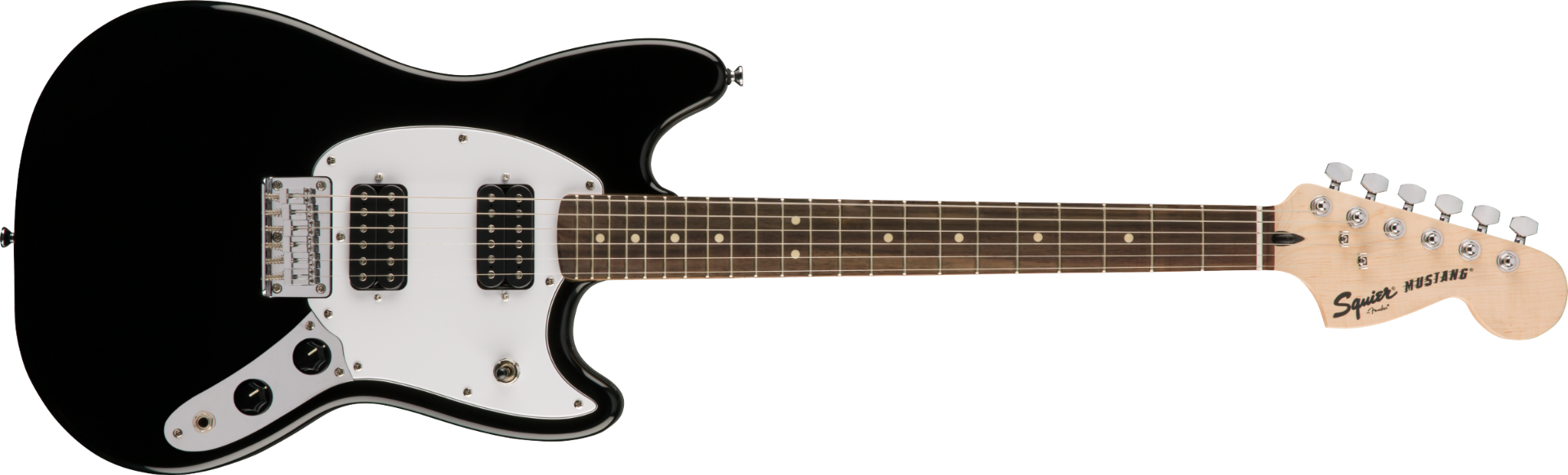 Fender SQ BULLET MUSTANG HH LRL BLK Scala Corta