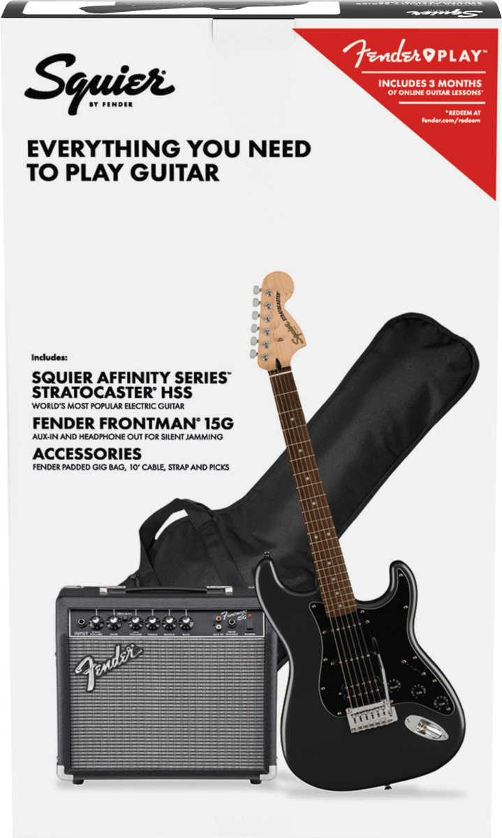 Fender Squier  PK AF STRAT HSS LRL CFM