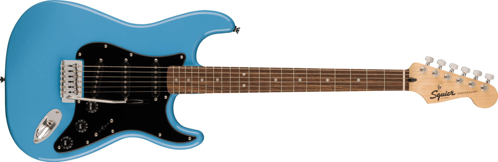 Fender Squier Sonic Stratocaster, Laurel Fingerboard, Black Pickguard, California Blue
