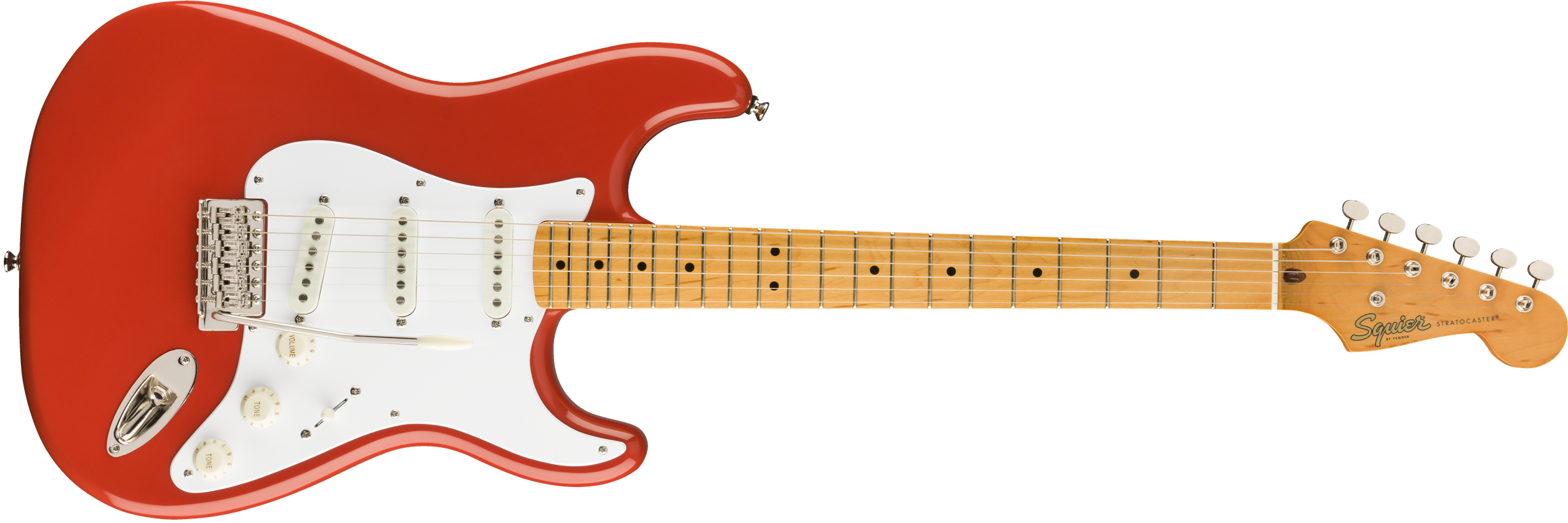 Fender Squier Classic Vibe 50s Stratocaster, Maple Fingerboard, Fiesta Red