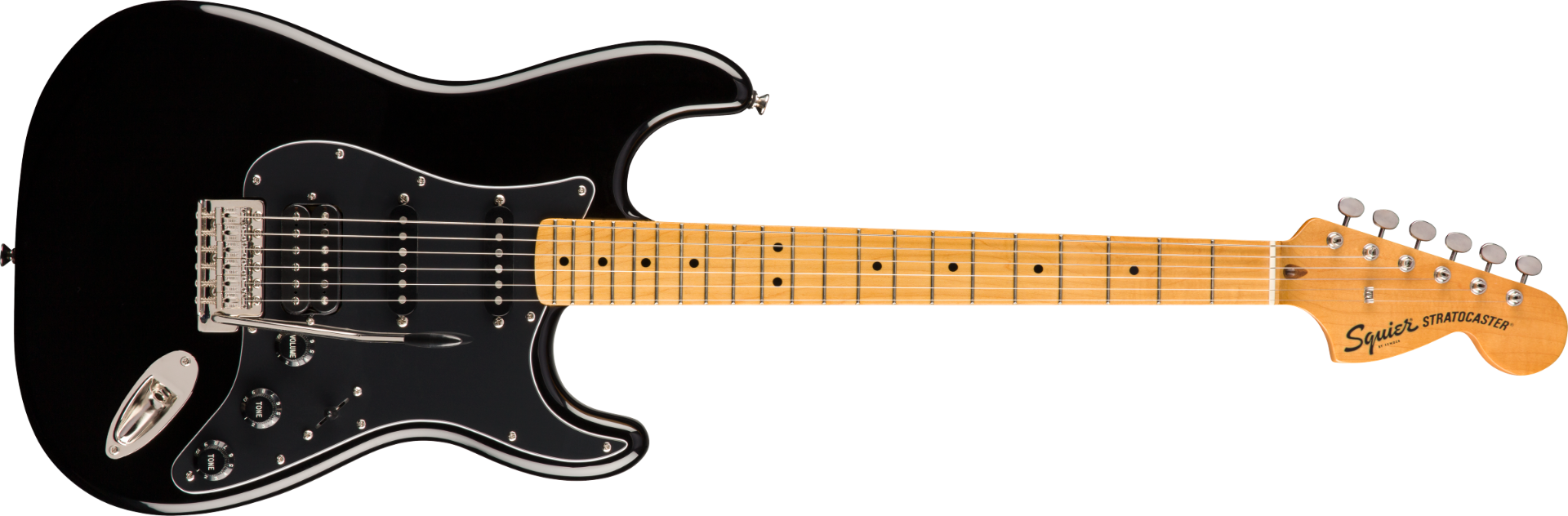 Fender Squier Classic Vibe '70s Stratocaster®HSS, Maple Fingerboard, Black
