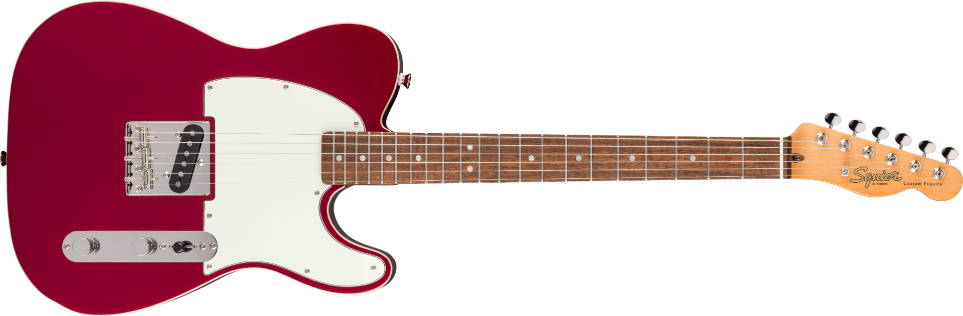 Fender Classic Vibe Custom Esquire, Laurel Fingerboard, Parchment Pickguard, Candy Apple Red