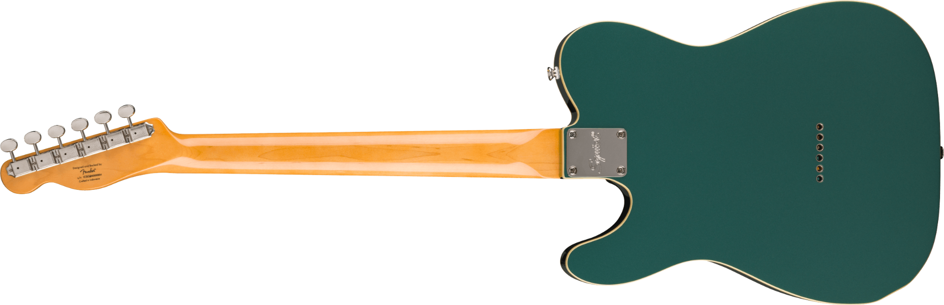 Fender Classic Vibe Custom Esquire, Laurel Fingerboard, Parchment Pickguard, Sherwood Green