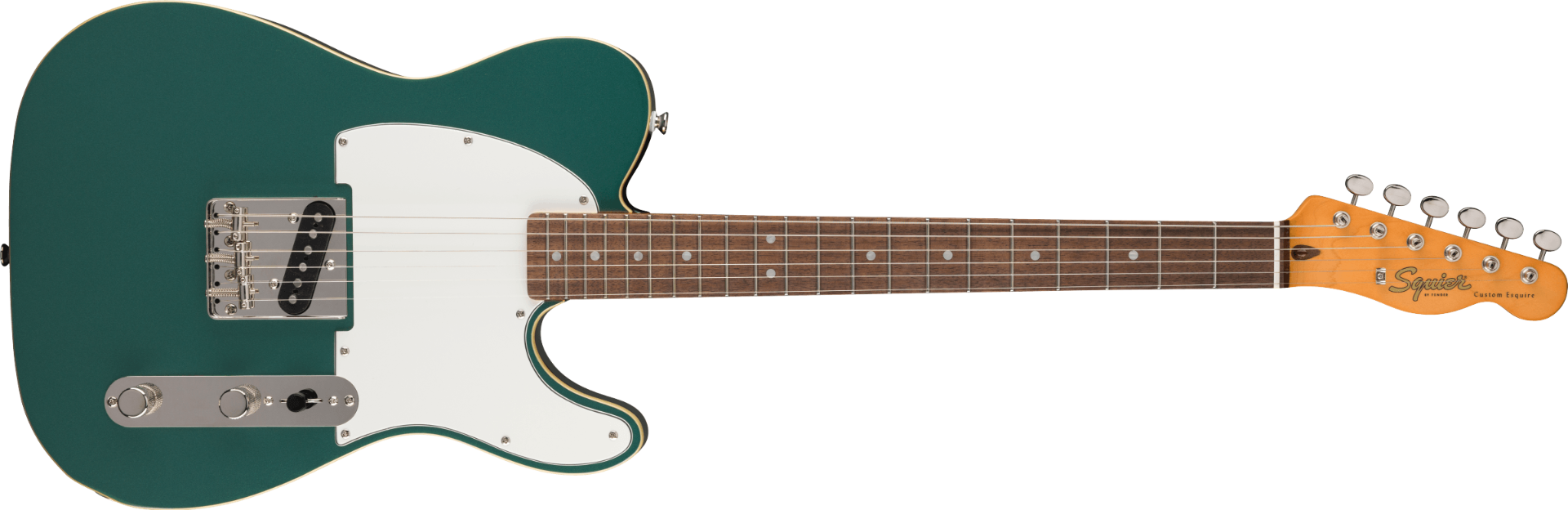 Fender Classic Vibe Custom Esquire, Laurel Fingerboard, Parchment Pickguard, Sherwood Green