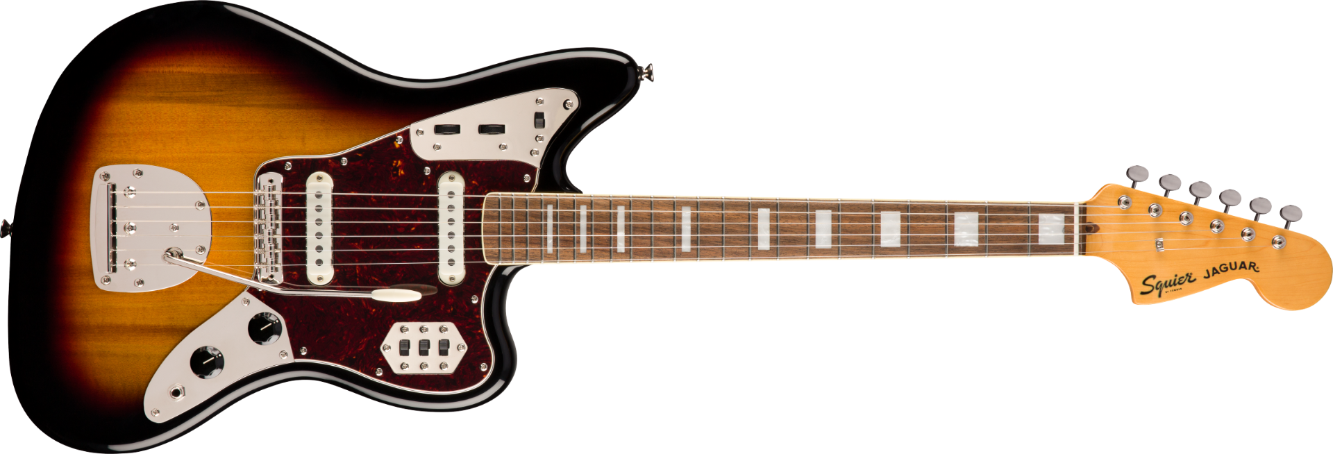 Fender Squier Classic Vibe '70s Jaguar, Laurel Fingerboard, 3-Color Sunburst