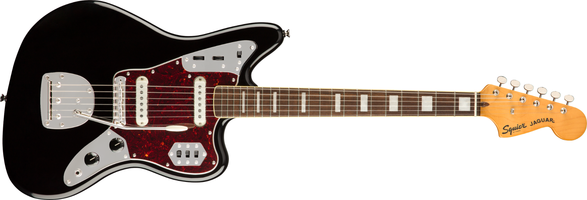 Fender Squier Classic Vibe '70s Jaguar, Laurel Fingerboard, Black