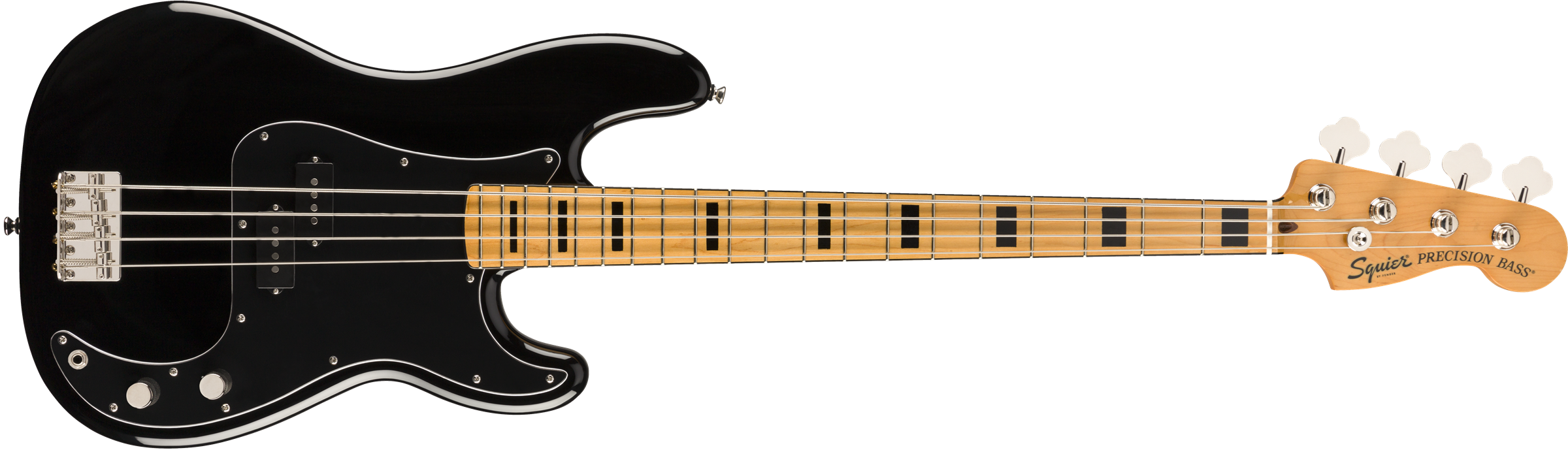 Fender Squier Classic Vibe 70s Precision Bass, Maple Fingerboard, Black