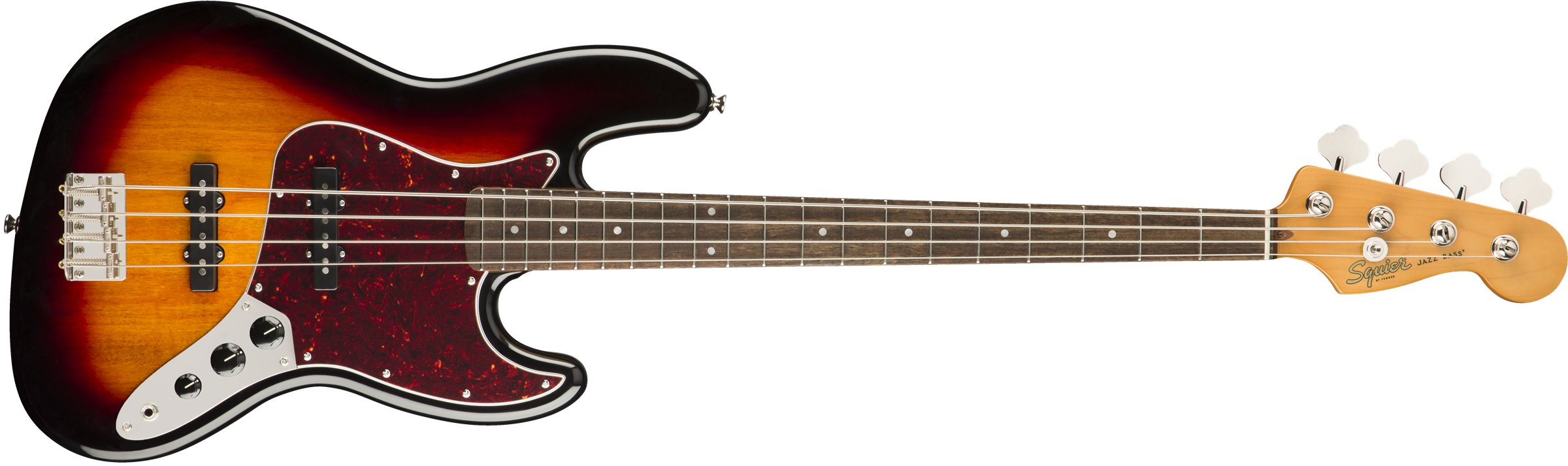 Fender Squier Classic Vibe 60s Jazz Bass, Laurel Fingerboard, 3-Color Sunburst