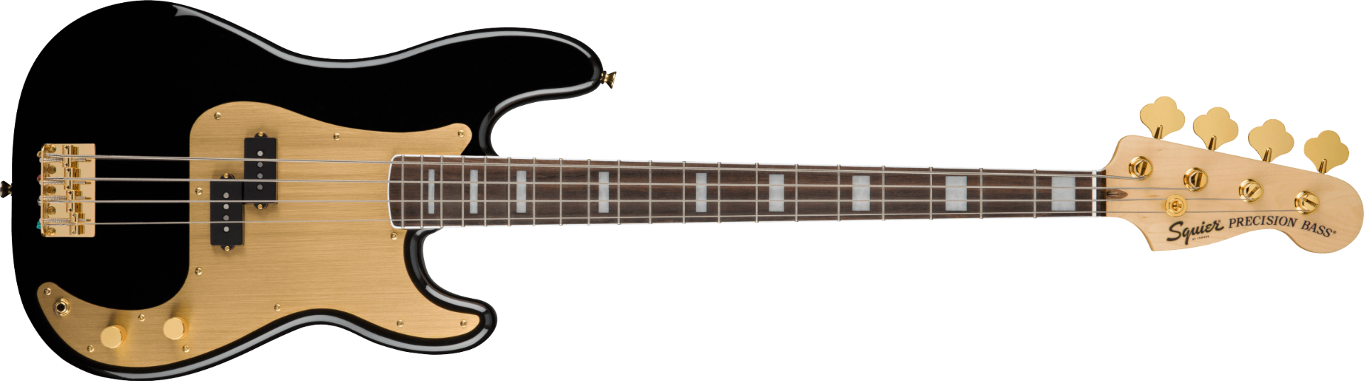 Fender  SQ 40 P BASS LRL GHW GPG BLK