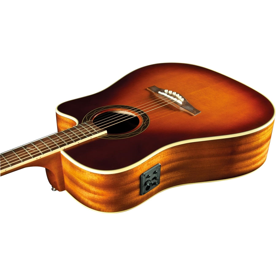 EKO GUITARS ONE D150CE VINTAGE BURST