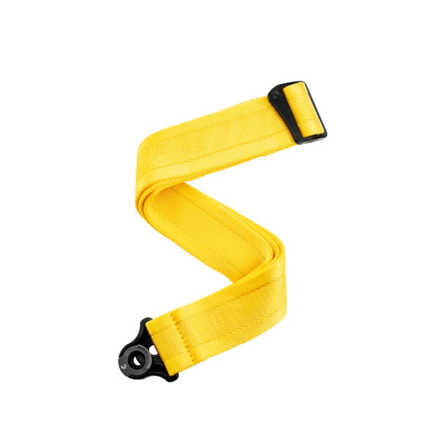 D'Addario 50BAL07 Tracolla per chitarra con sistema Auto Lock - Mellow Yellow