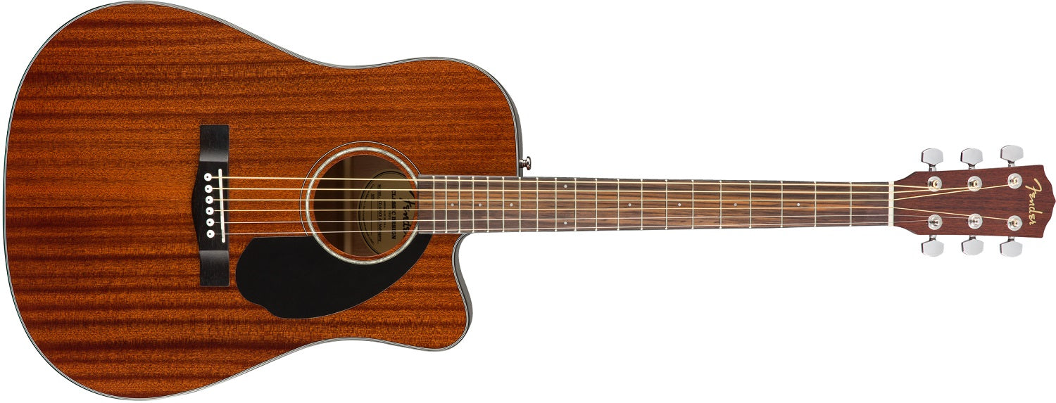 Fender CD-60SCE Dreadnought, Walnut Fingerboard, All-Mahogany