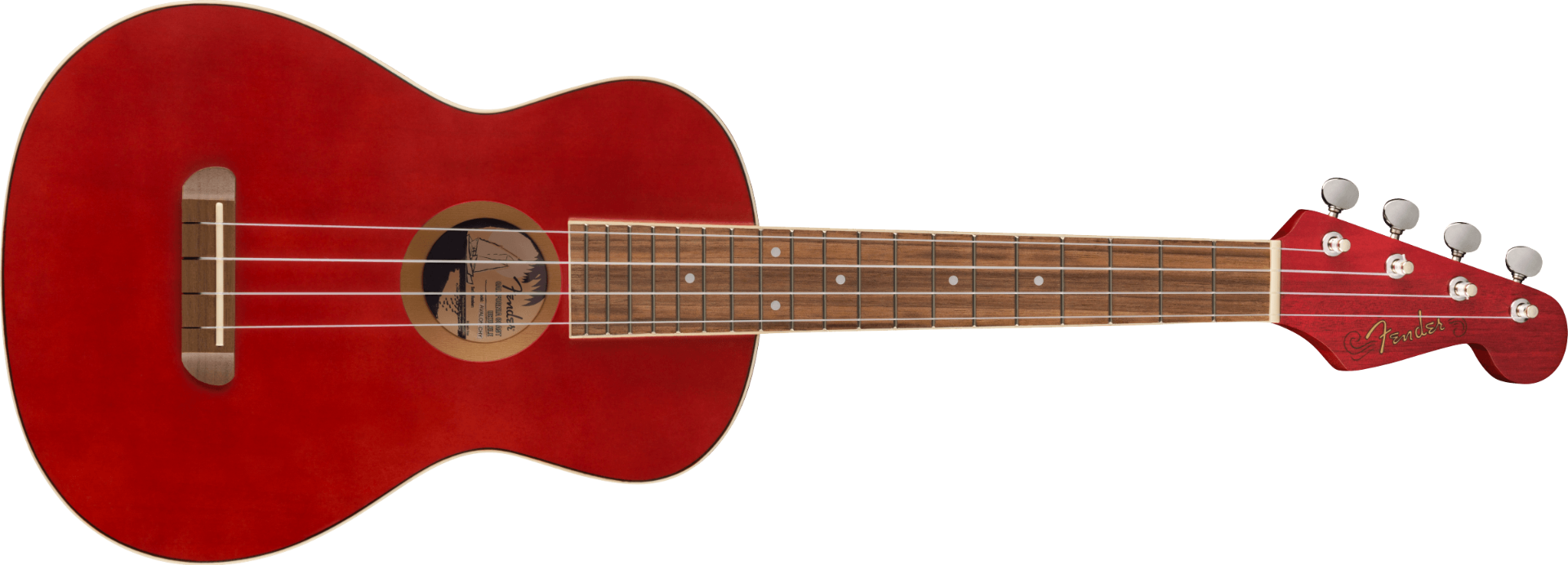 Fender Avalon Tenor Ukulele, Walnut Fingerboard, Cherry