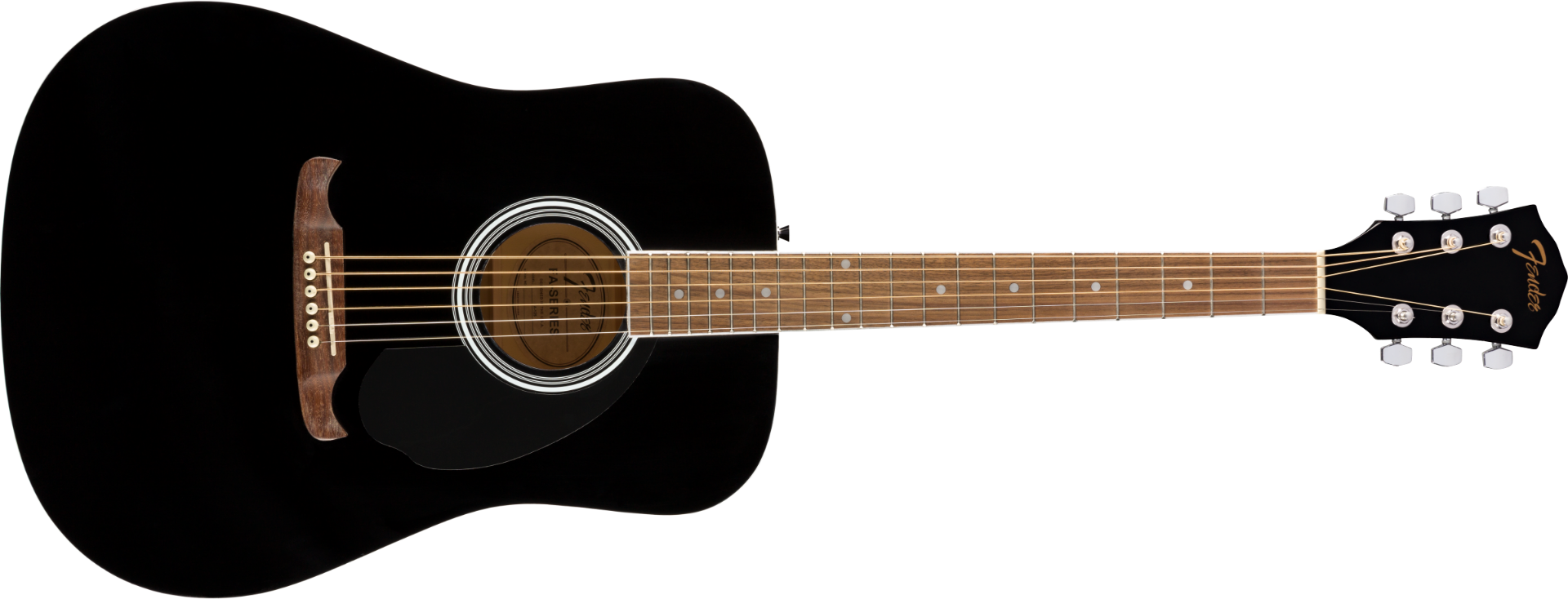Fender FA-125 Dreadnought, Walnut Fingerboard, Black
