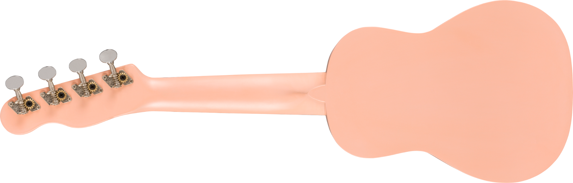 Fender Venice Soprano Uke, Walnut Fingerboard, Shell Pink