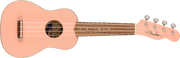 Fender Venice Soprano Uke, Walnut Fingerboard, Shell Pink