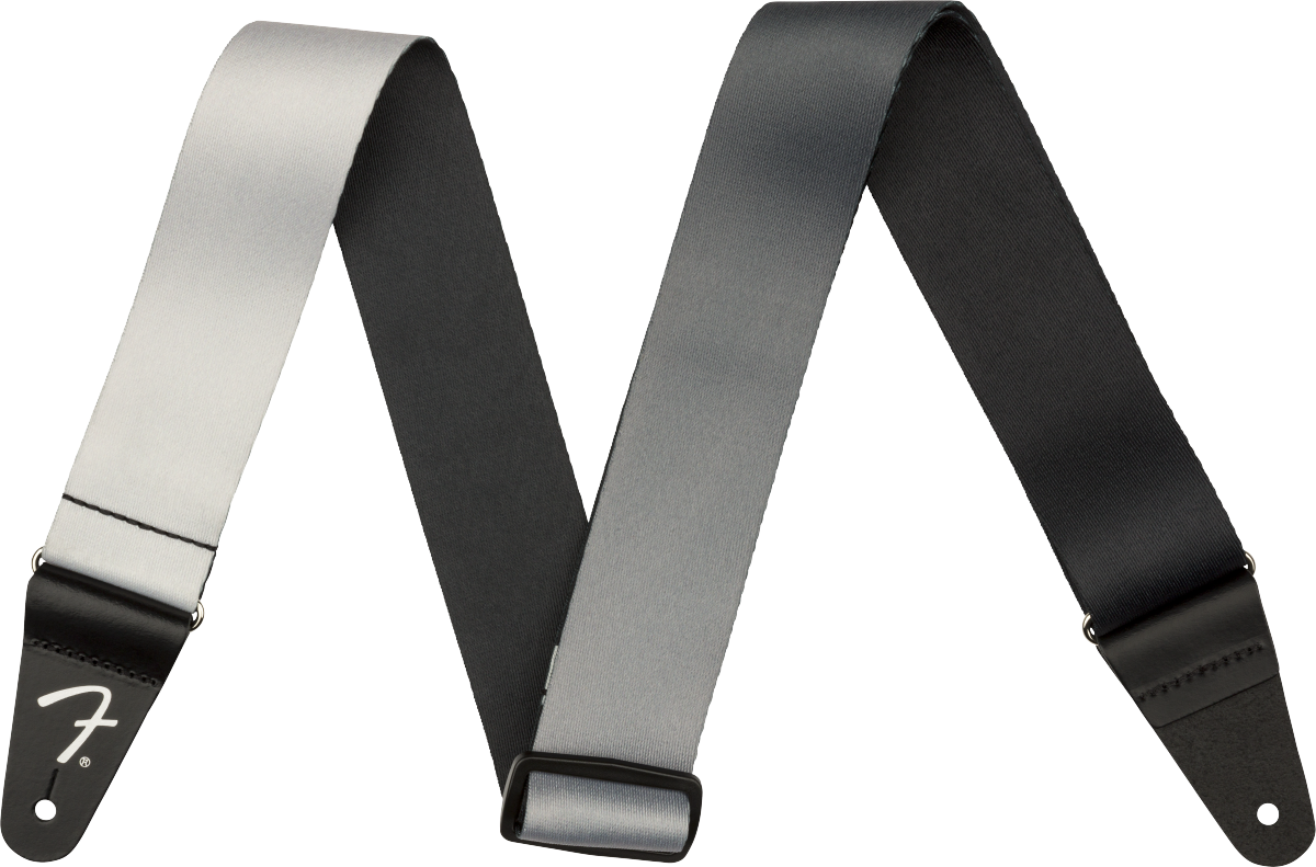 Fender 2" Ombré Strap, Silver Smoke