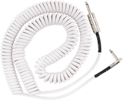 Fender Hendrix Voodoo Child Coil Instrument Cable, Straight/Angle, 9,1 Metri  White