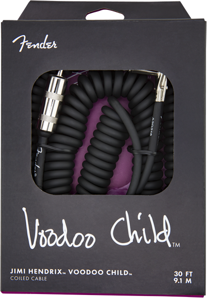 Fender Hendrix Voodoo Child™ Cable, Black 9,1 metri