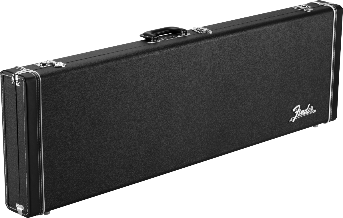 Fender Classic Series Wood Case - Precision Bass/Jazz Bass, Black