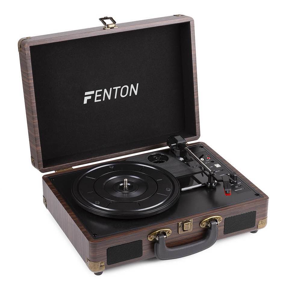 Fenton RP115B Record Player BT Brown Wood  102.110