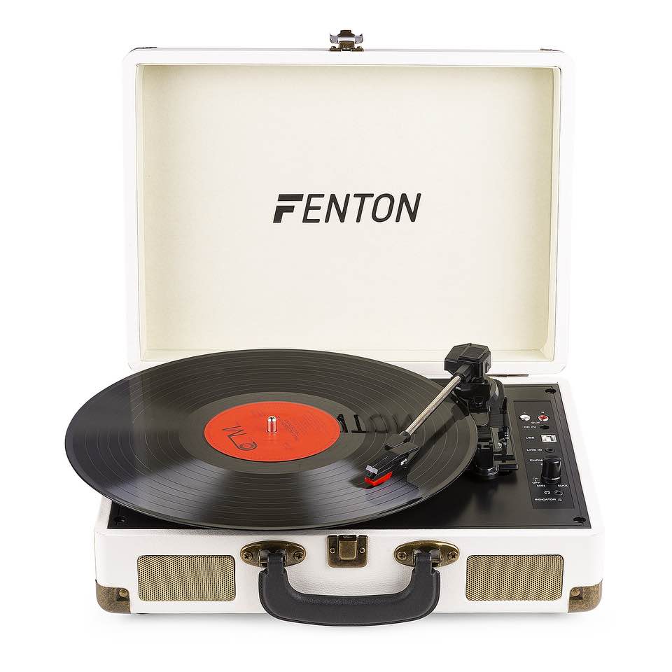 Fenton RP115G Record Player Creme