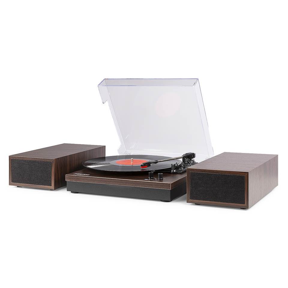 Fenton RP165D Record Player+Sp.BT Darkwood 102.155