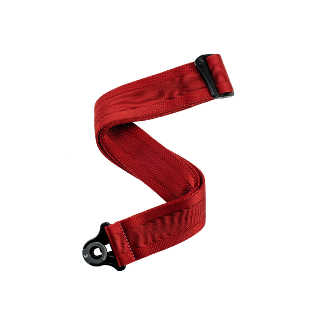 D'Addario 50BAL11 Tracolla per chitarra con sistema Auto Lock - Blood Red