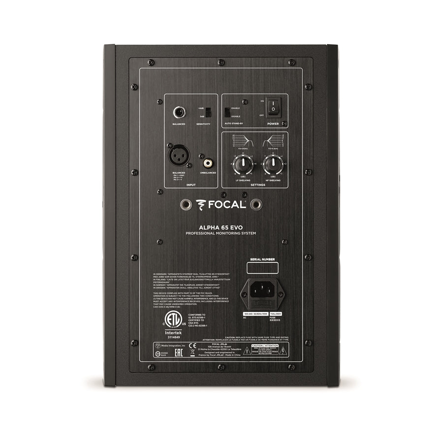 FOCAL  ALPHA 65 EVO Monitor da studio amplificato