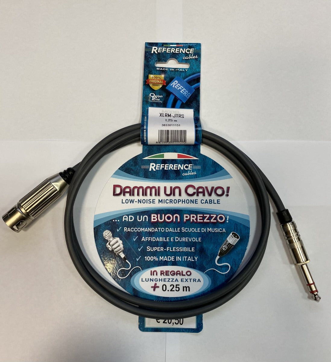 Reference  " Dammi un Cavo " -GR-XLRM/JTRS-1,25 Metri