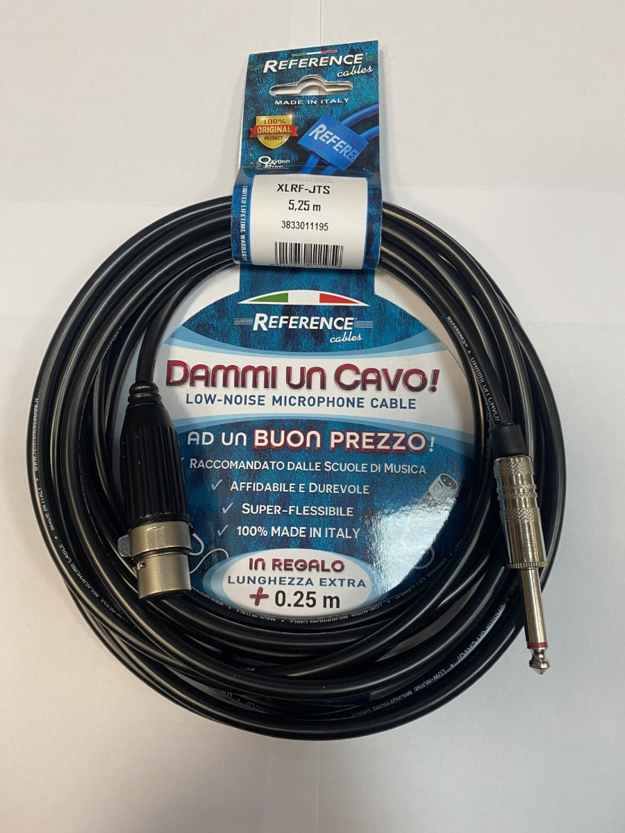 Reference "Dammi Un Cavo" BK-XLRF-J Mono metri 5,25