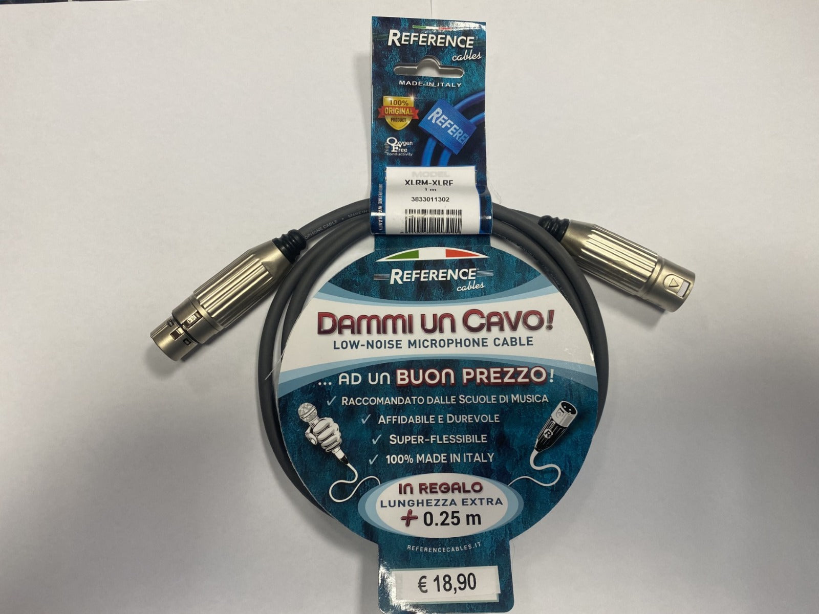 Reference "Dammi un Cavo" professionale GR XLRM/XLRF 1 -R