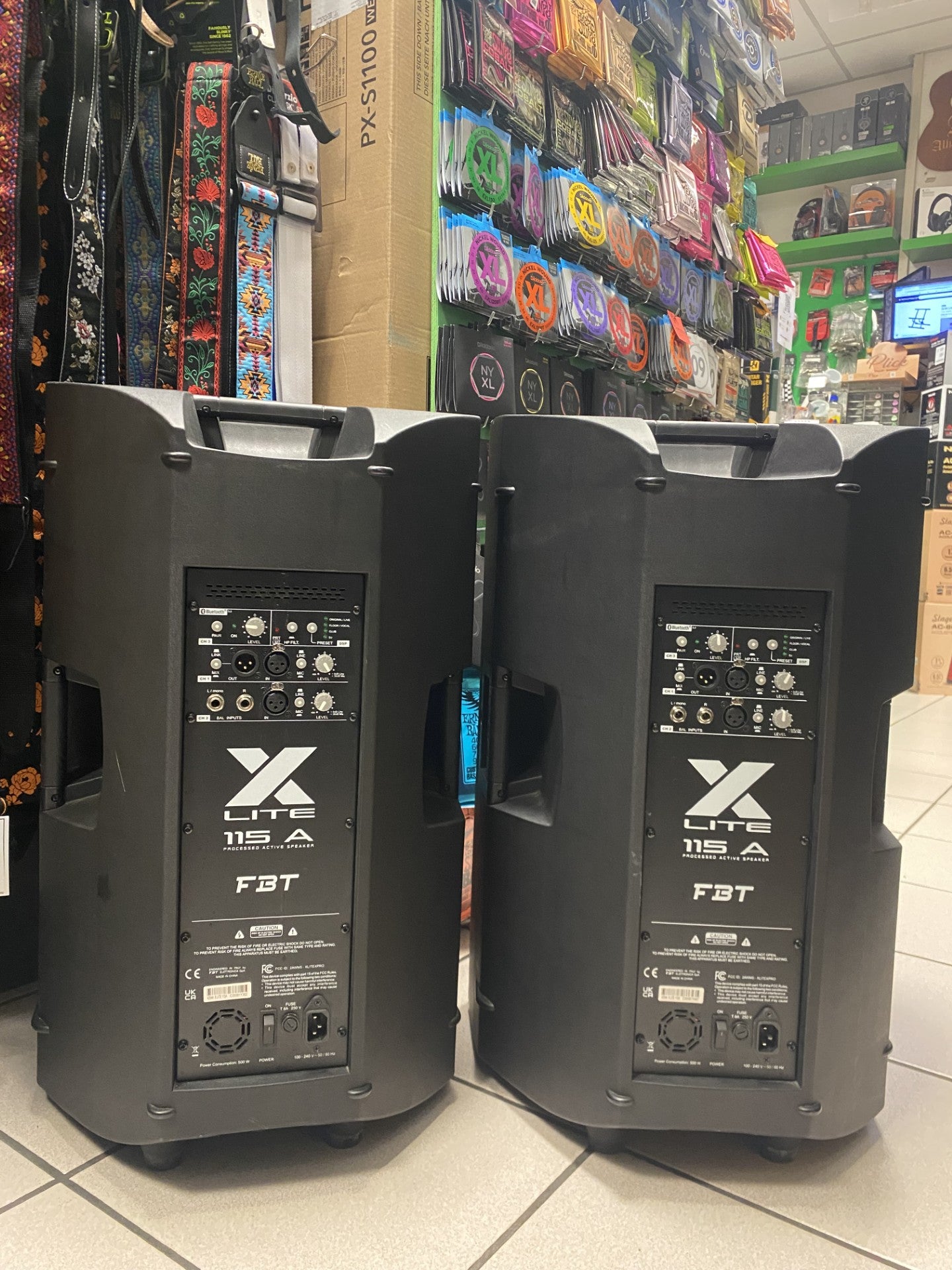 Coppia FBT X-Lite 115A Usate con cover