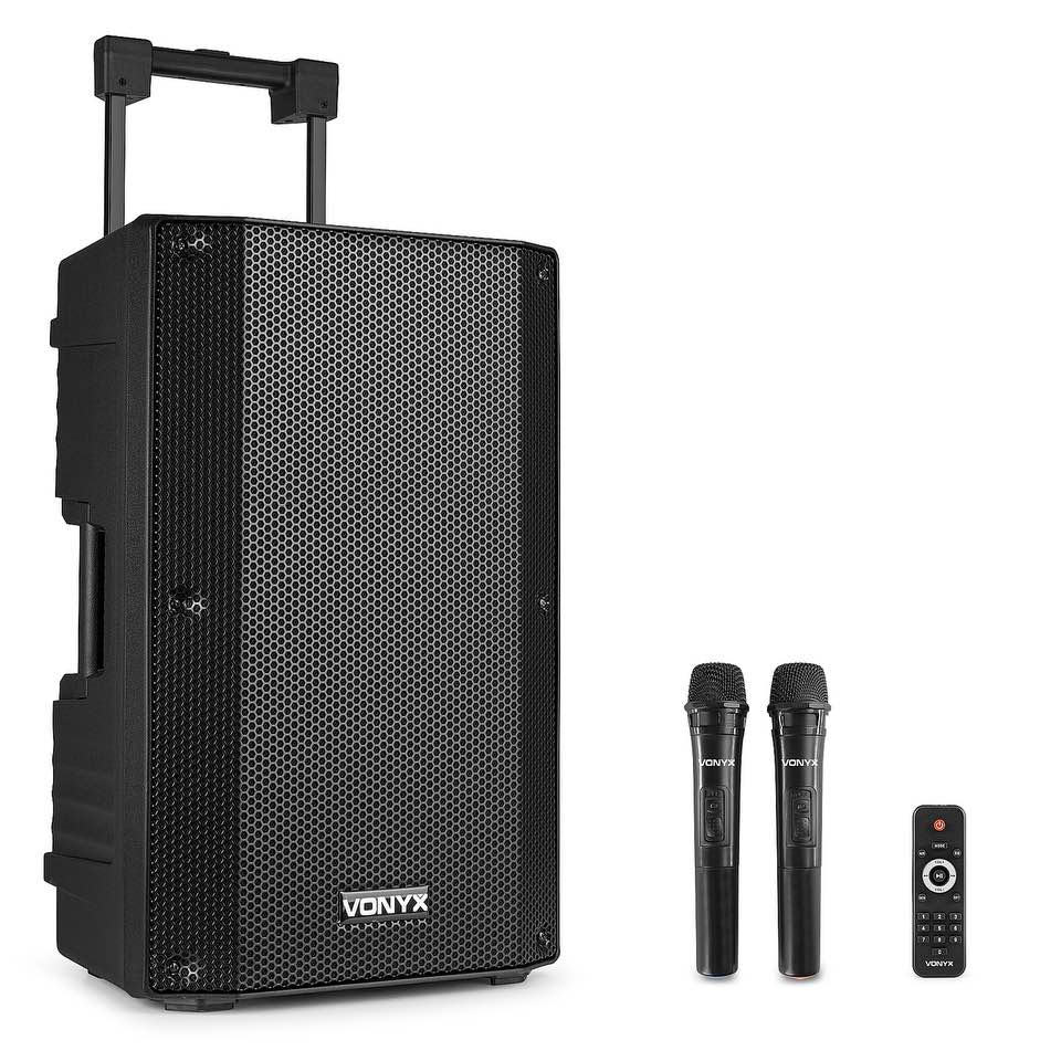 Vonyx VSA500 Port.System 12″ 2HH UHF