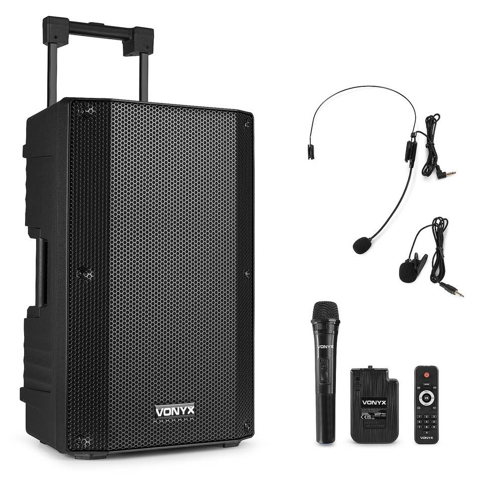 Vonyx VSA500-BP Port.System 12″HH+BP UHF