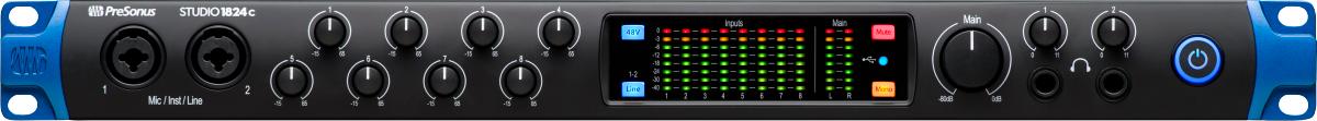 PreSonus Studio 1824c, Black,