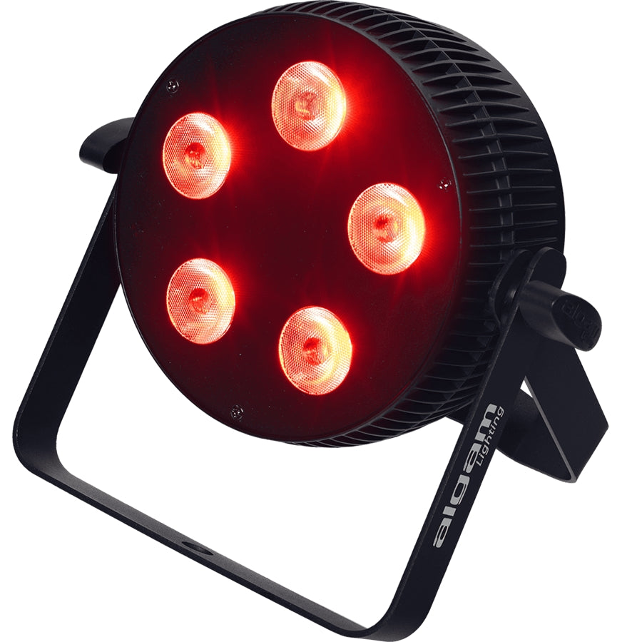 ALGAM LIGHTING - SLIMPAR-510-QUAD PROIETTORE PAR LED 5 X 10W RGBW