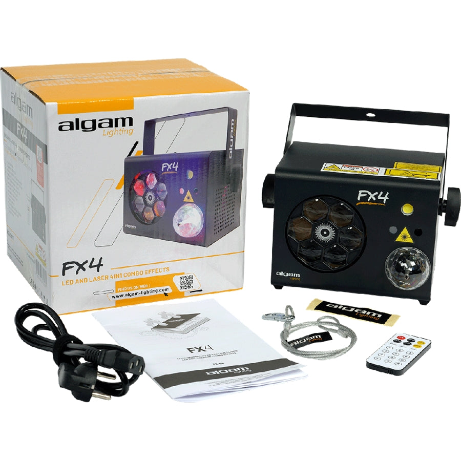 ALGAM LIGHTING - FX-4 EFFETTO DI ANIMAZIONE 4 IN 1