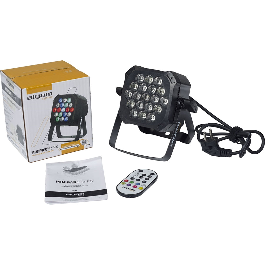 ALGAM LIGHTING - MINIPAR-193-FX LED 18X1W + 1X3W RGB