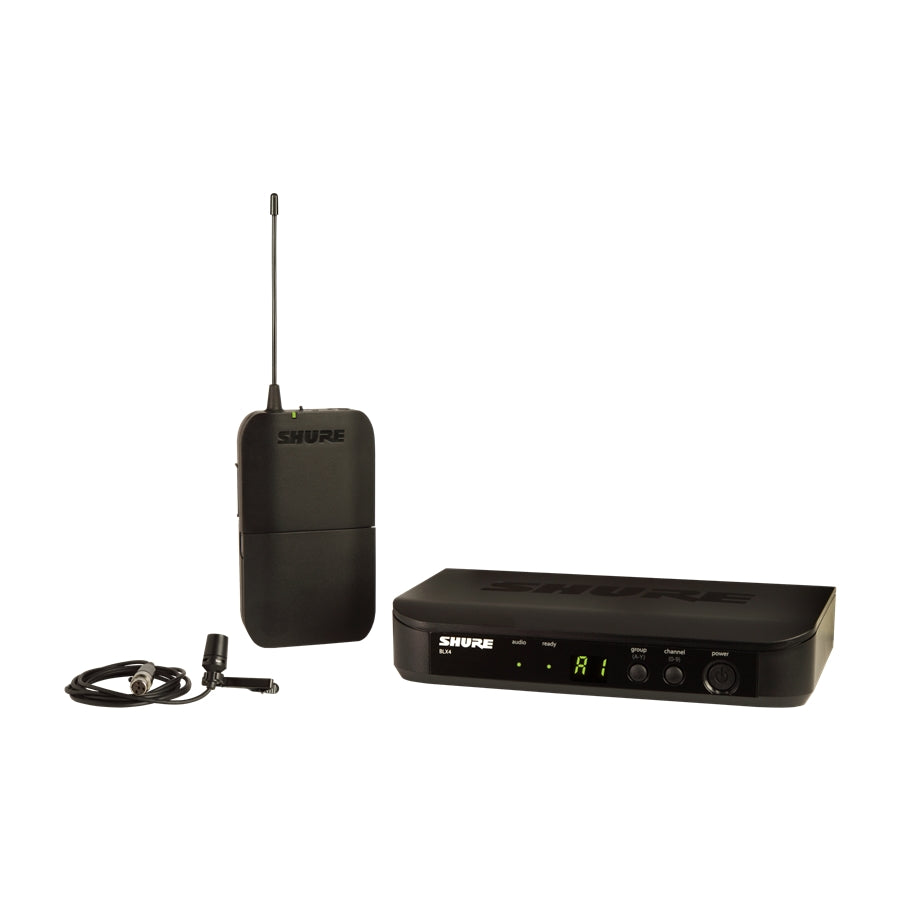 SHURE - BLX14E-CVL Sistema Wireless  BLX4E, BLX1, Lavalier CVL-B/C-TQG.