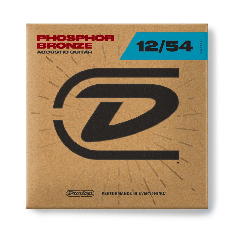 DUNLOP - DAP1254 ACOUSTIC PHOSPHOR BRONZE, LIGHT SET/6