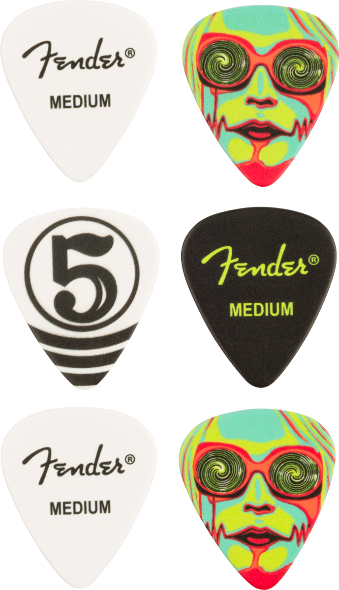 Fender John 5 351 Celluloid Picks (6 plettri)