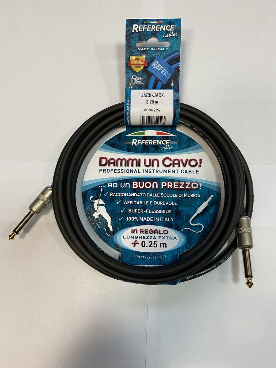 Reference "Dammi Un Cavo" BK Cavo professionale per strumento jack jack 3,25 metri