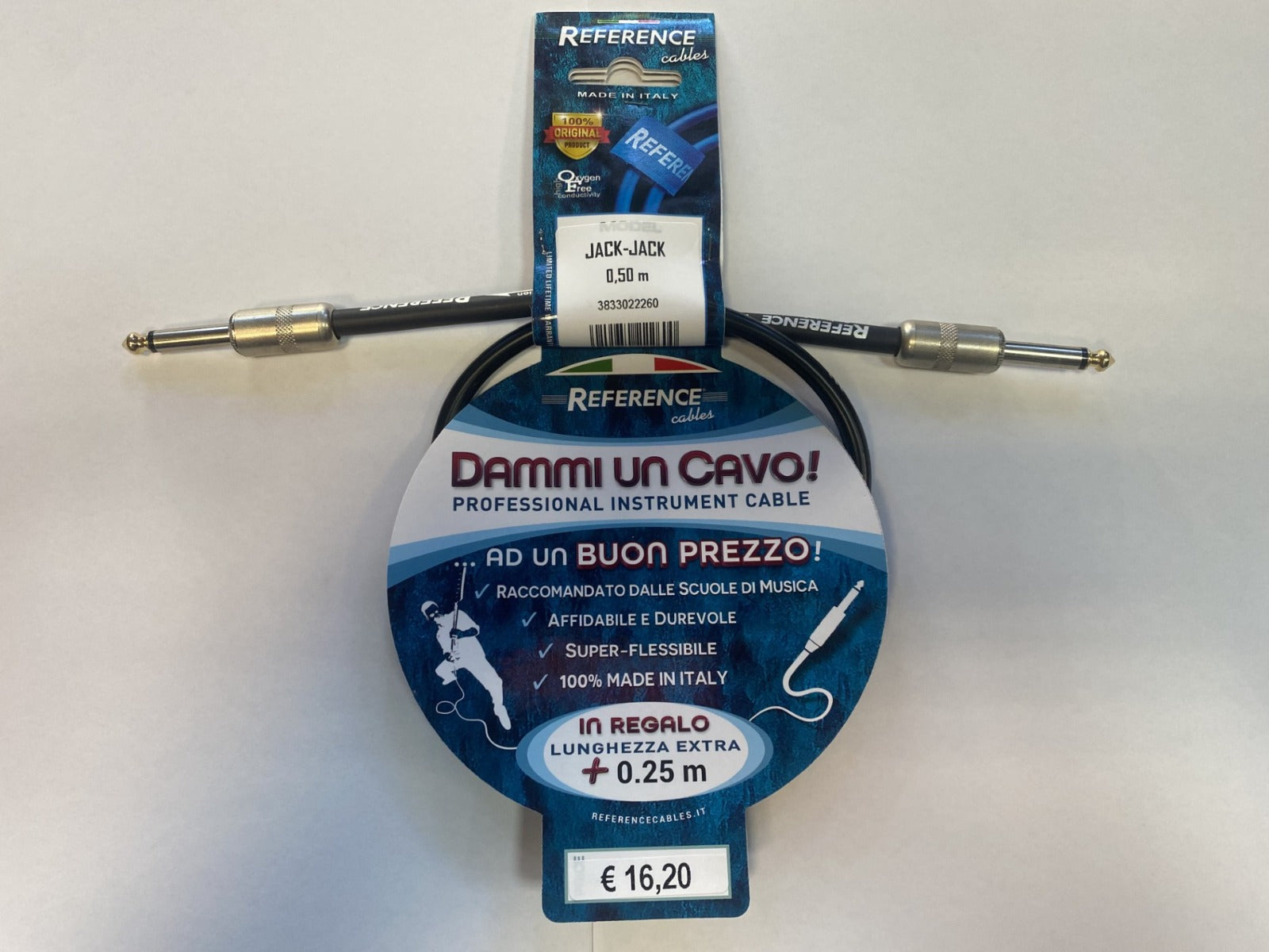 Reference "Dammi un Cavo" professionale BK JJ ,050 R